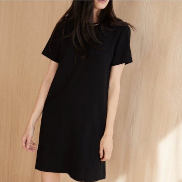 Jenni Kayne | Crepe Black Shift Dress Medium - Picture 1 of 8
